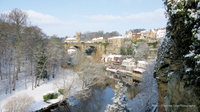 Knaresborough Viaduct in Winter by Charlotte Gale Photography