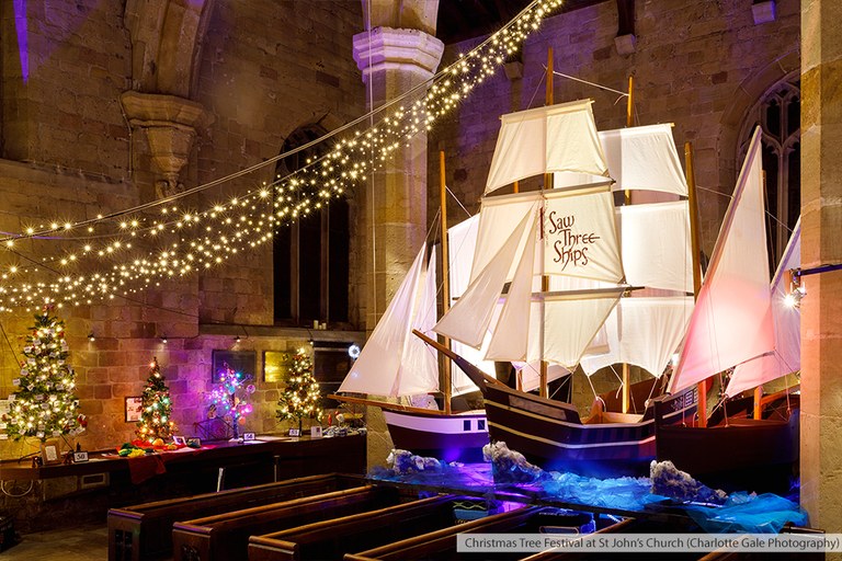 Knaresborough Christmas Tree Festival 2021 Three Ships