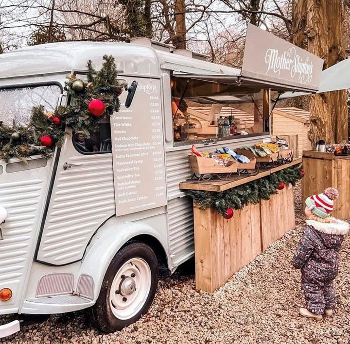 Refreshment van at Mother Shiptons