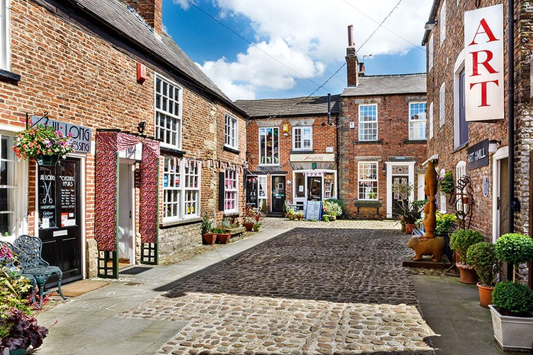 Green Dragon Yard Knaresborough by Charlotte Gale Photography