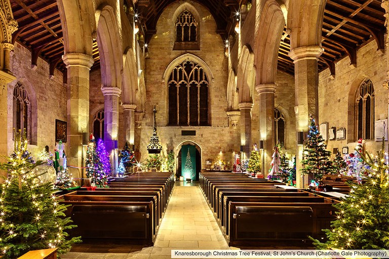 St John's Christmas Tree Festival by Charlotte Gale Photography